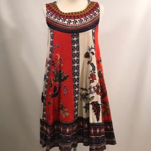 Maeve (Anthro) A-line print dress - S